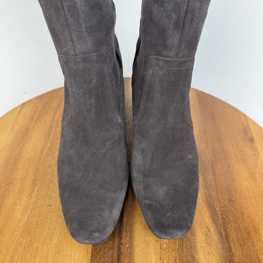 Womens Blondo Tessa Waterproof Brown Suede Tall Block Heel Boots Size 8.5 M EUC - Picture 5 of 9